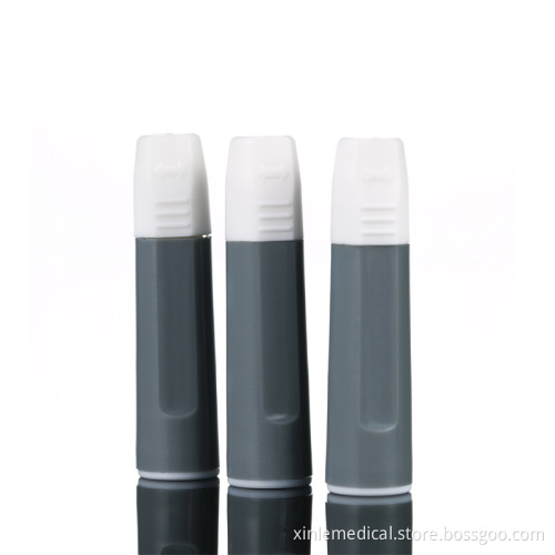 Medical sterile contact-activated disposable safety blood lancet 30g